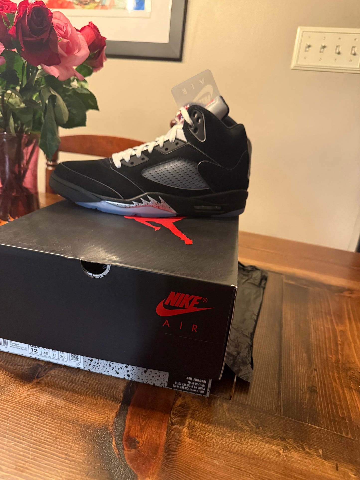 Jordan 5 Metallic.