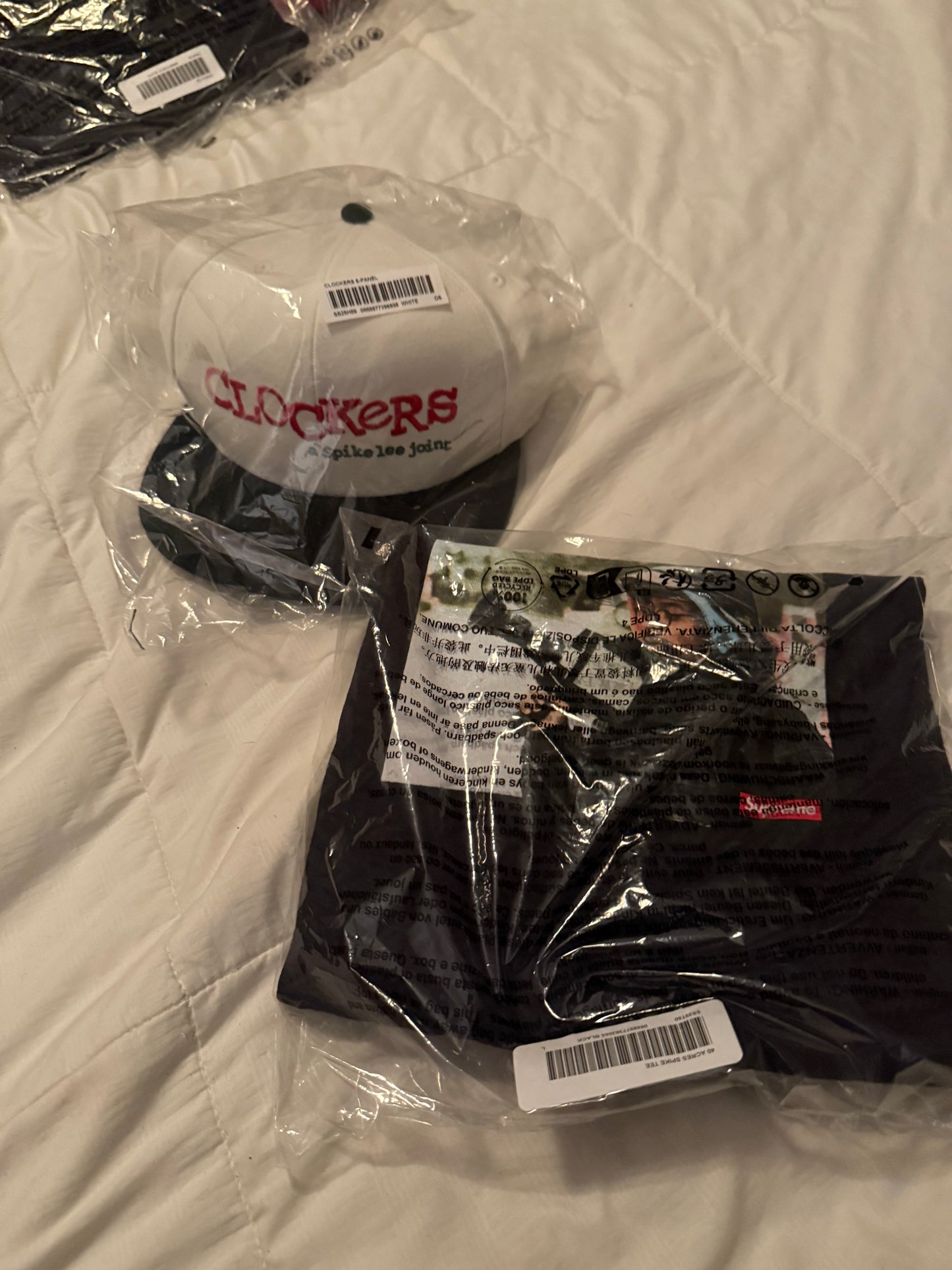*Bundle* Supreme 40 Acres Spike Lee Tee Sz Large and Spike Lee Clockers 40 Acres Hat