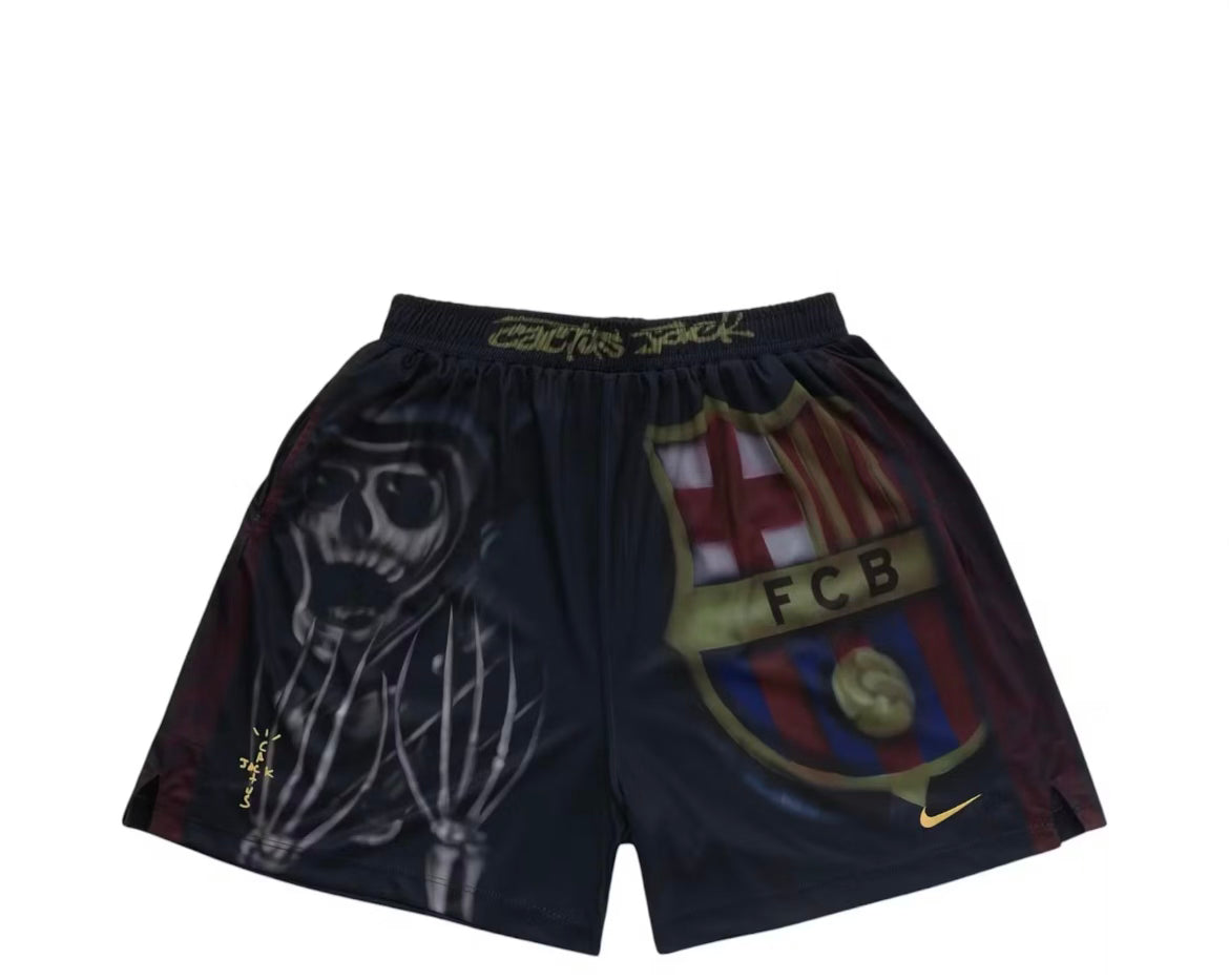 Travis Scott Cactus Jack Barcelona Skeleton Shorts